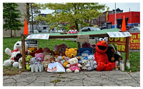 Our hearts are with the family of these young victims, help us bring in this arrest 215-686-TIPS. <a href="/PhillyPolice/">Philadelphia Police Department</a>