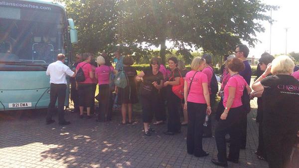16catdevlin's tweet photo. Fab day at bbc pacific quay @InChorusChoir. @2014 http://t.co/43AV3iQTgV