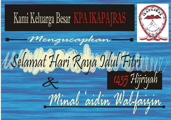 ikapajras's tweet photo. Mohon maaf lahir dan batin untuk semua keluarga pecinta alam http://t.co/AWdxINmTVj