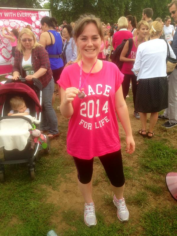 Had great time <a href="/RaceForLife2014/">race for life</a> #10k #PB #hydepark #cognizant