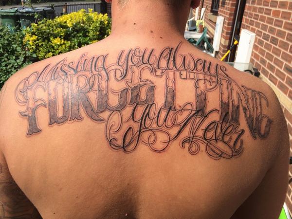 JoeChilderson93's tweet photo. New tattoo #rip #grandad http://t.co/5JhLjXJtyP