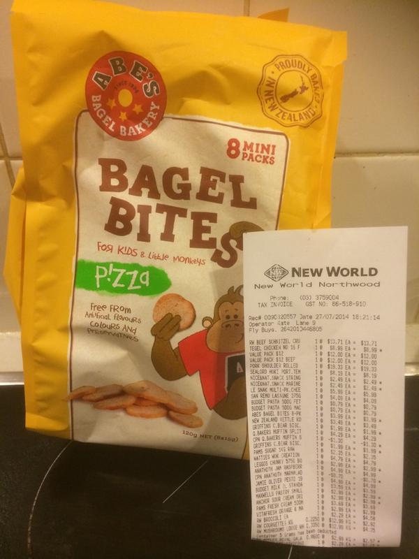 undercherry's tweet image. @NZBlackBox bagel bites a great way to fill the kids lunch boxes! Happy kids = Happy Mumma!