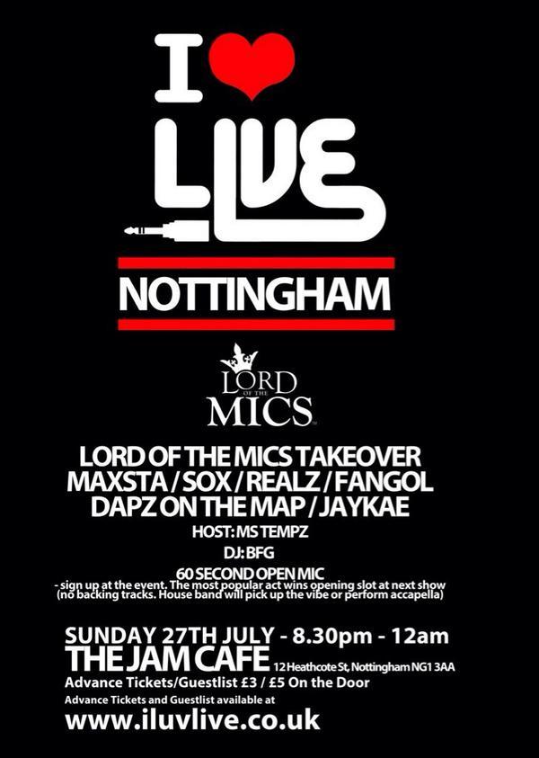 hmvNottingham's tweet photo. RT “@SNOW667: @ILUVLIVENOTTS LIVE MUSIC TONIGHT AT JAM CAFE http://t.co/bYs6H1KZwn”