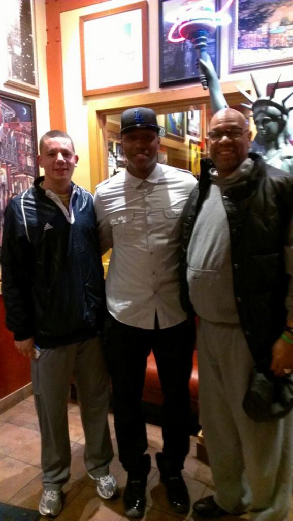 Great guys.  Coach Hedgepeth and " Big Taco"