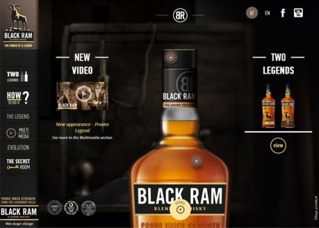 csswon's tweet image. Black Ram Whisky - #Winner of the Day - 27 July 2014 @csswon 
bit.ly/1nv9Kz7
#css #website #awards
