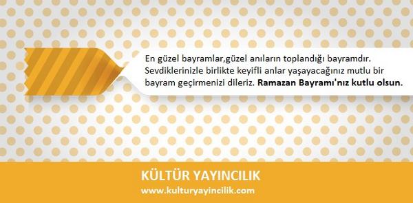 Sevdiklerinzle birlikte keyifli anlar yaşayacağınız mutlu bir bayram geçirmenizi dileri.Ramazan Bayramınız kutlu olsn