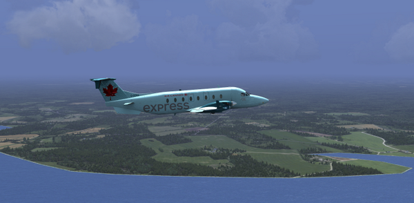 VirtualPilotFSX's tweet image. On final into CYQM #FSX