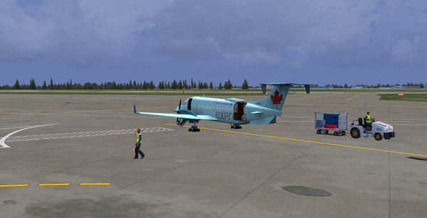 VirtualPilotFSX's tweet image. Great landing into CYQM #FSX