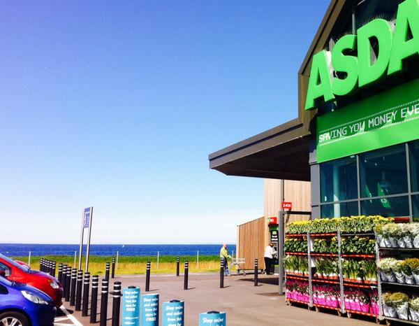 Even Asda has a sea view!#loveAberdeenshire