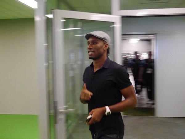 CFCing's tweet image. KING DIDDIER is back. Linked up with rest of the team!!