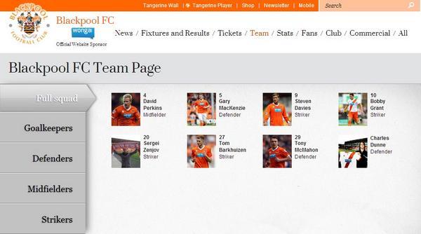 Nowfootball's tweet photo. There is only 13 days until the first game of the season and Blackpool only have 8 players in their whole team. http://t.co/iMV1SZVtim