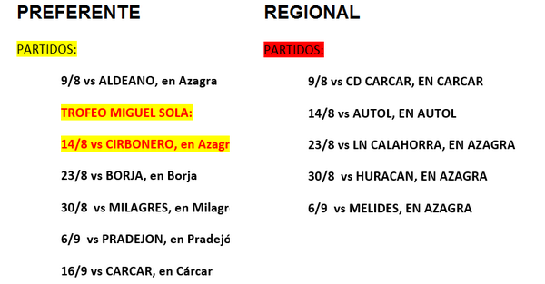 CDPAzagresa's tweet photo. Partidos de pretemporada de Preferente y Regional: Con especial atención al Trofeo Miguel Sola vs @Catlcirbonero http://t.co/MPq2wNPce1