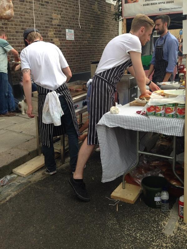 And there's the 3 little pigs! <a href="/pig_squid/">SquidMonkeyPig</a> <a href="/AlmaStreetFair/">The Alma Street FAIR</a> #oink