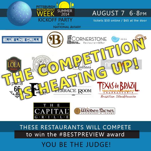 PghRestaurantWk's tweet photo. The competition is heating up with another restaurant for #BestPreview. @mallorcapgh #PRWParty http://t.co/2npE3FoGBL