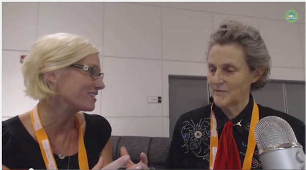 MiaVossOnTheGo's tweet photo. Another item off my #BucketList - interviewing @DrTempleGrandin ! #AVMA2014 http://t.co/EDtdlW1JkV http://t.co/I9brBQU70S