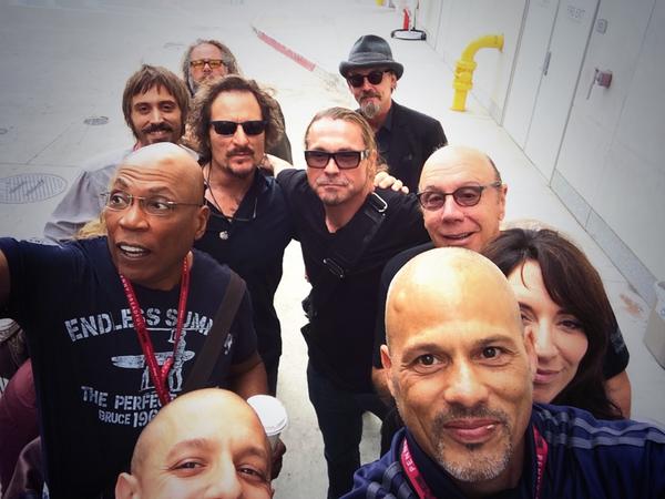 Theorossi's tweet image. #SOAFX #SDCC Selfie Number 1. @Harparbar @davidlabrava @sutterink @KateySagal @TommyFlanagan @KimFCoates