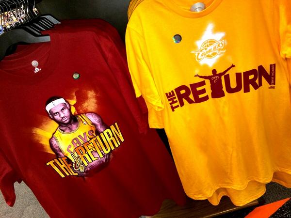 finishline167's tweet photo. #TheReturn. @KingJames http://t.co/V4jxUxC81e