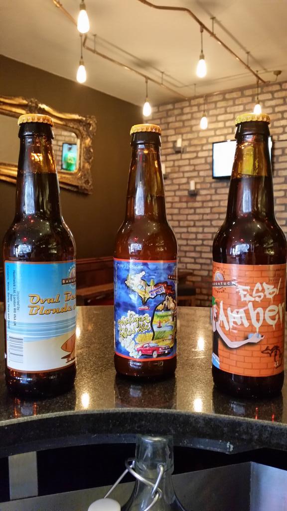 JakesPlaceEdin's tweet photo. Ladies and gents, come give these a try now, they are amazing. Expecting big things from these guys! @saugatuckbrew http://t.co/xYdOaypaOu