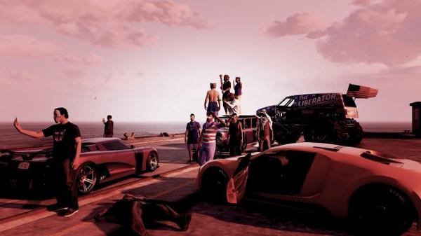 AutoBotsOfLS's tweet photo. AutoBots of LS and Decepticons LS Crew Meet. Photo courtesy of Commissioner MysteryTwist #GTAV #GTAOnline http://t.co/v0bsIeMmGJ