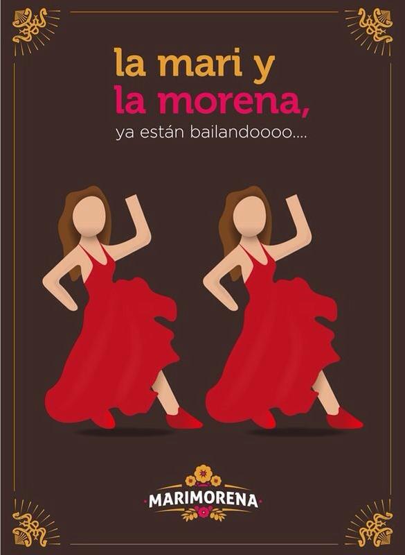 La mari y la morena ya están bailando...