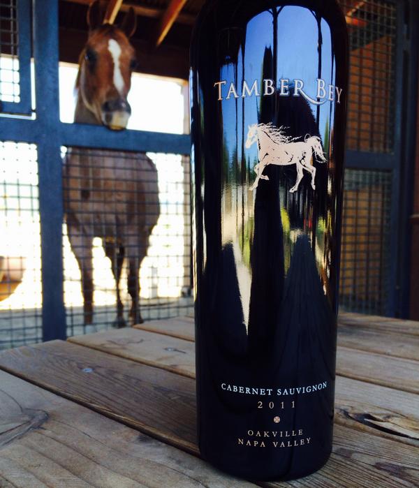 Tamber Bey's 100% Oakville Cabernet #Cabernet #Wine #HorsesandWine
