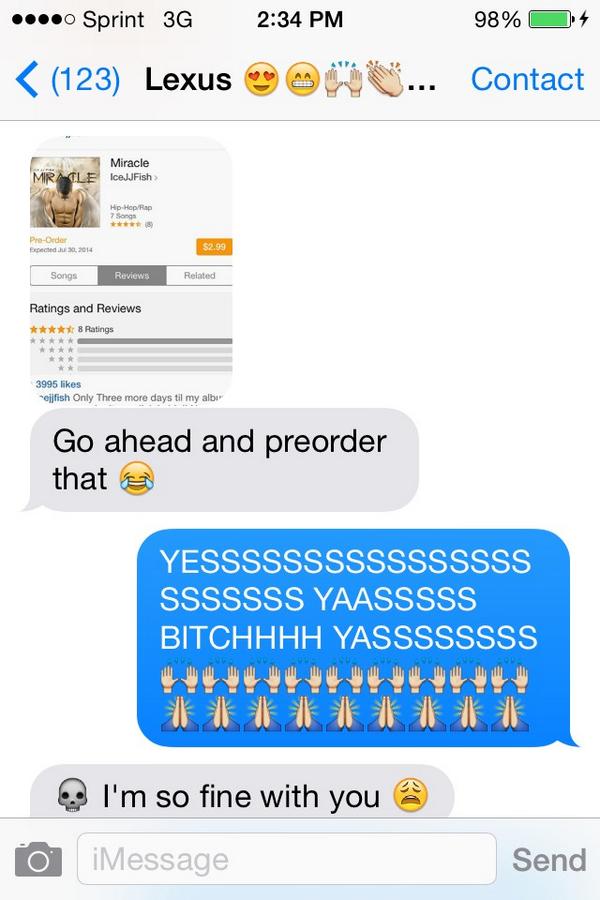 OfficialKidCut's tweet image. Lexus Just Put Me on Game Lmfaooo 😂😂😂😂😂😂 #PreOrder NOWWWW #IceJJFish