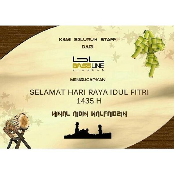 Kami mengucapkan Selamat Hari Raya Idul Fitri 1435 H bagi teman2 yang merayakan..Mohon Maaf Lahir dan Batin..