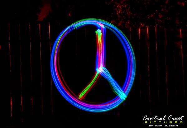 centralcoastpix's tweet image. Doing some #lightwriting. #nightphotography #peacesign #peace