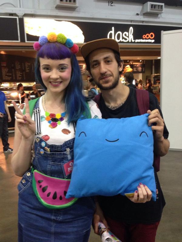 _YoKawaii's tweet photo. Wonderful to see so many people loving @CushionFriends at @HYPERJAPANevent #hypercushion http://t.co/JT7g4dQxRB