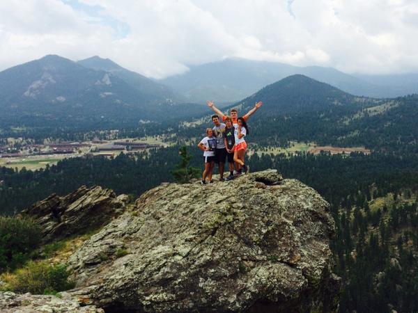 CarmelloCole's tweet photo. On top of the world #rocky2014 #Relentless14 http://t.co/OAQItStpz3