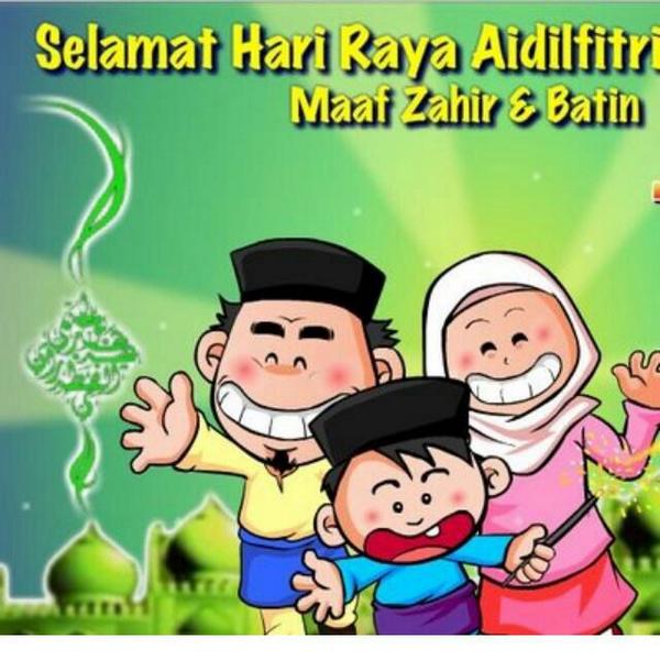 Gambar Suasana Hari Raya Kartun Kartun Gambar Perayaan 