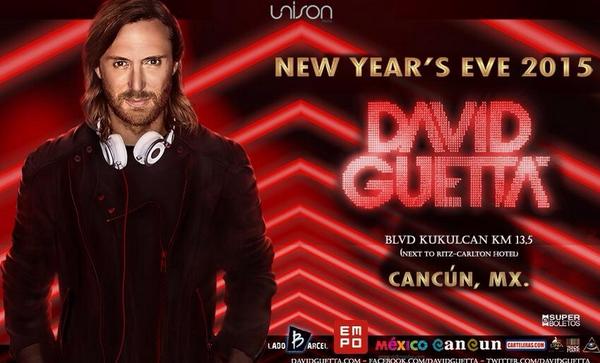 sacmx's tweet image. "New Year´s Eve 2015" con @davidguetta en Cancún, México. A cerrar el año en grande! @VivoenPlaya