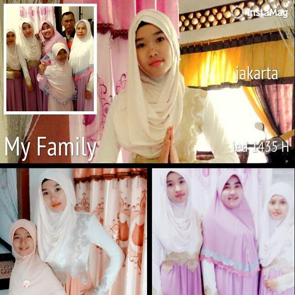 lamiiie's tweet photo. #Iedul fitri 1435 H with my family http://t.co/kG8vXrUZPy