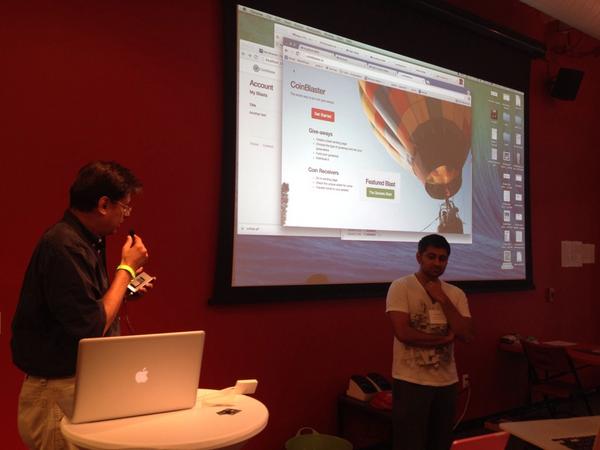 Hackadoge's tweet photo. Team coinblaster! The smart way to do #Coin giveaways #dogecoin coinblaster.io #hackadoge http://t.co/qLI4PqbsBn