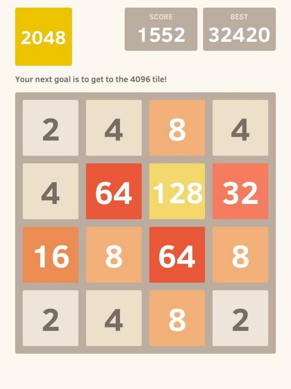 I scored 1552 points at 2048, a game where you join numbers to score high! <a href="/2048_game/">2048</a> itunes.apple.com/app/2048/id840…