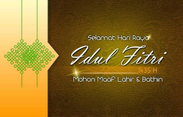 PPIA UNSW mengucapkan Selamat hari raya Idul Fitri 1435H kepada teman2 yg merayakan. Mohon maaf lahir dan batin.