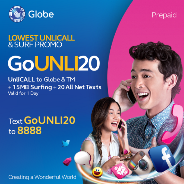 enjoyGLOBE's tweet photo. Feeling clingy? Sino sa mga friends mo ang kukulitin mo today? http://t.co/1NzpO6Ye9h #GoUNLI20 http://t.co/FpXnm4GeyI