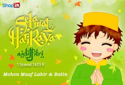 myshopin's tweet photo. Seluruh staff #theshopin mengucapkan Selamat Merayakan Hari Raya Idul Fitri. Mohon Maaf Lahir dan Batin http://t.co/ox5PTcwLzq