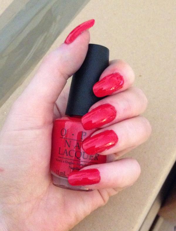 alicemoore100's tweet image. Loving @OPINAILS #cocacolared #rednails ❤️💅