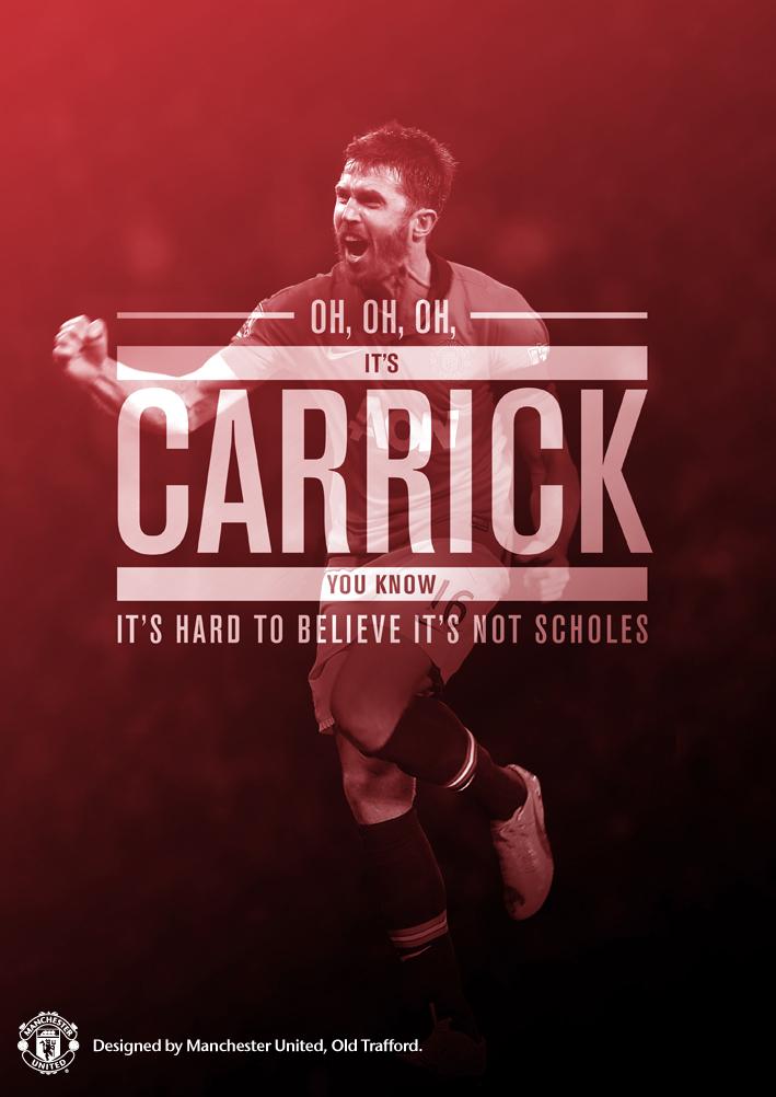   Happy birthday to Michael Carrick, who turns 33 today. We hope to see him back in action soon. 