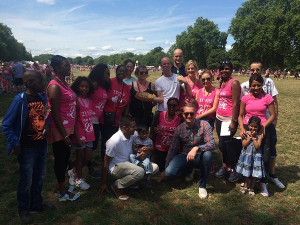 Nice day with the team yesterday, #RaceForLife <a href="/tesco_floyd94/">sockjockboy</a> <a href="/RaceForLife2014/">race for life</a> Thanks ladies👏👏