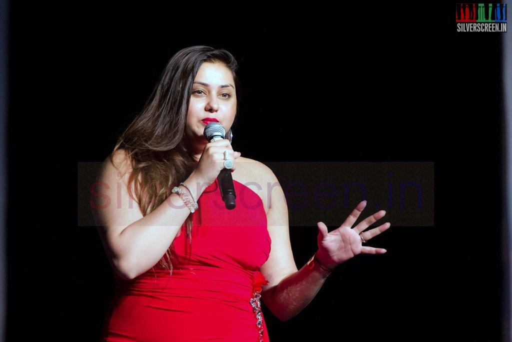 silverscreenin's tweet photo. #Namitha makes an appearance at the Mega Stars Kondattam. More pictures at:
http://t.co/40NFtCbACH
#Machaans http://t.co/4L1sWzcrCe