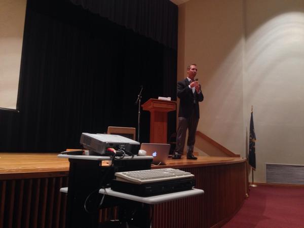 Great to have @bfischer90 from @Five_StarTech present to our faculty today at Elwood Community School Corporation!