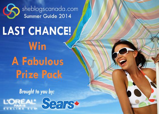 SheBlogsMedia's tweet image. Retweet to WIN a fabulous prize pack by L’Oréal Paris &amp;amp; a Sears CA gift card!  bit.ly/1qAbudG  #SizzlinWIN