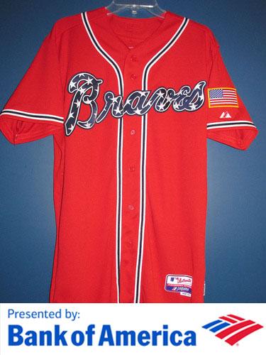 Atlanta Braves on X: Bid on autographed, game-used jerseys from the 4th of  July, presented by Bank of America.    / X
