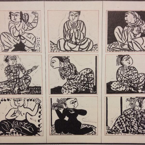 好きな絵210】棟方志功『観音経曼荼羅（かんのんきょうまんだら