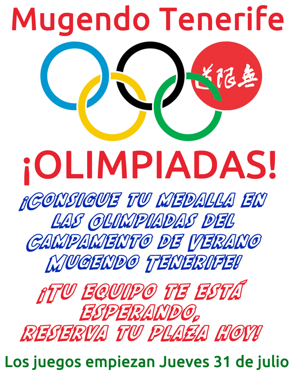 ClubMugendoTF's tweet photo. ¡¿Te lo vas a perder?! ¡Reserva tu plaza hoy! #CampMugendoTenerife #MugendoOlympics #MugendoTenerifeFun http://t.co/Go3iYyOsa4