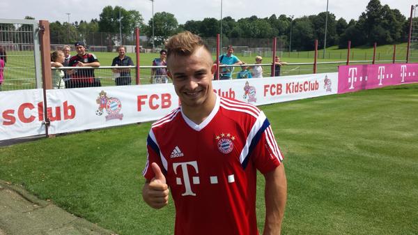 FCBayern's tweet photo. Shaq is back - @XS_11official: „Ich bin froh, dass es endlich wieder losgeht.“ http://t.co/5rgPuLJRoA #MiaSanMia http://t.co/x9HeNlRQoj