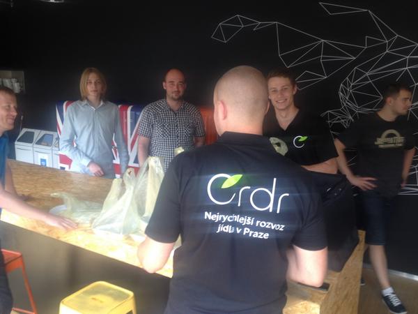 What a way to start our week! With a great surprise from <a href="/ordrcz/">Ordr</a> who kindly brought hearty #startup #lunch thank you!