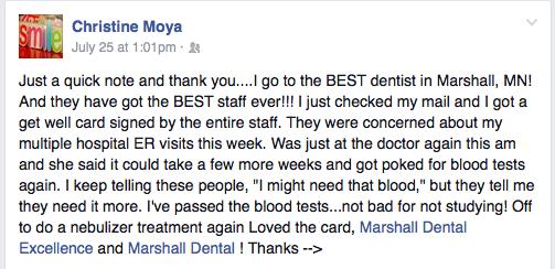 frerichdds's tweet photo. People love the fact that we treat them like individuals rather than numbers. http://t.co/rZGtmJ96Sm